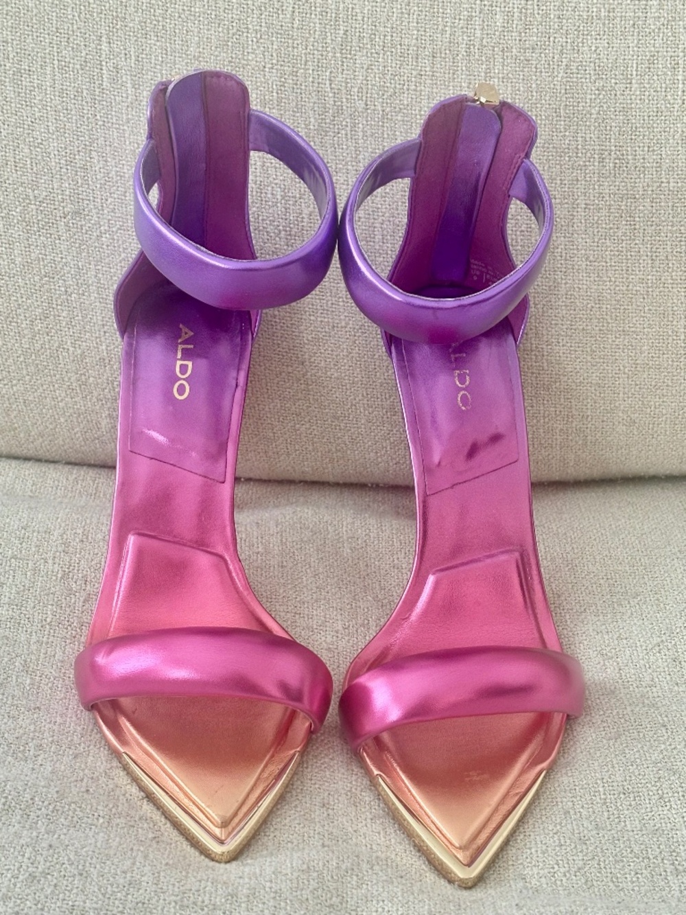 ALDO multi-colored heels- Clozette clean out